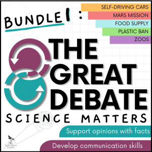 Cover of The Great Debate bundle that you can download from nitty gritty science